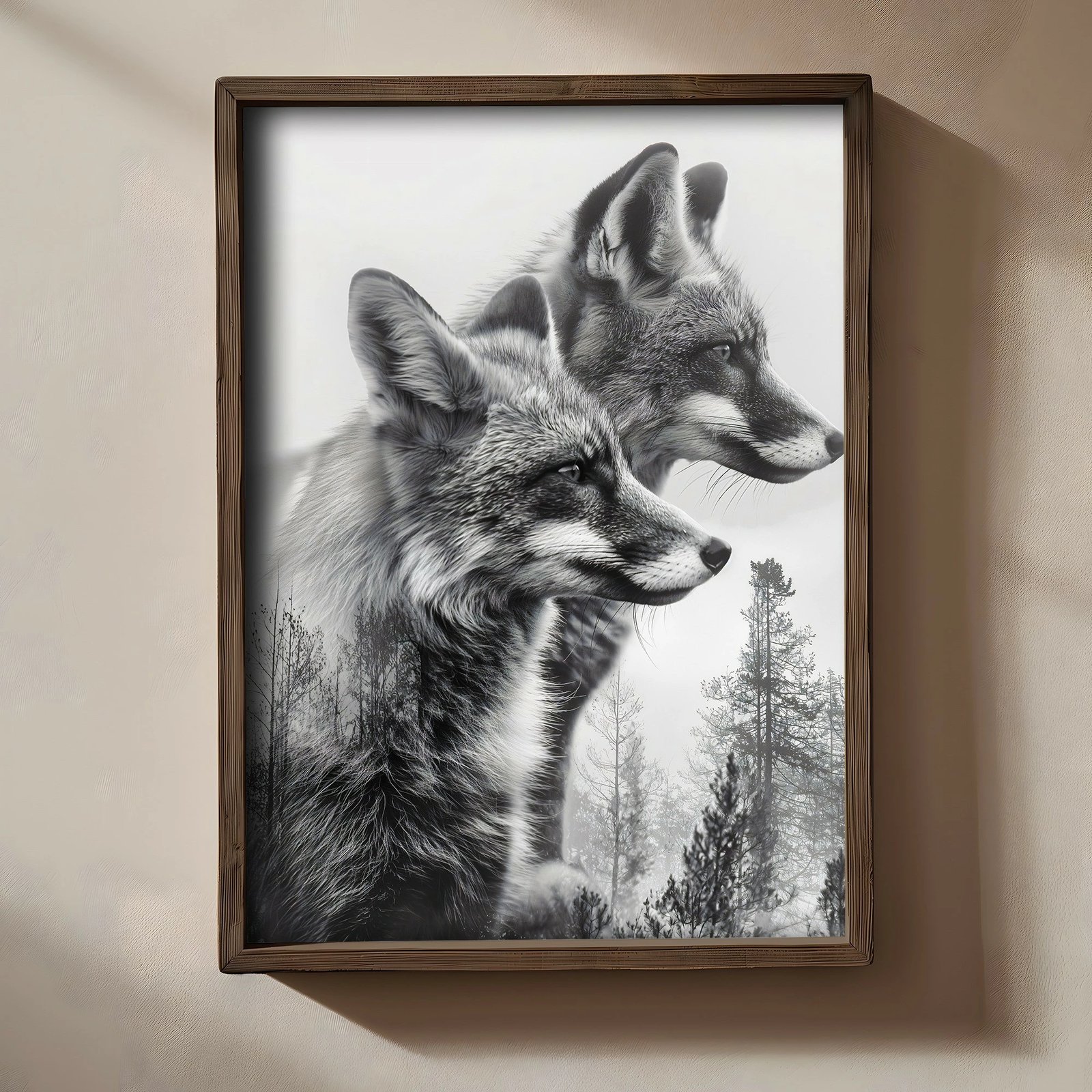 Pikturë dekorative me kornizë MDF, Wallity, TUN096-XL, shumëngjyrëshe, 50x70x3.5cm