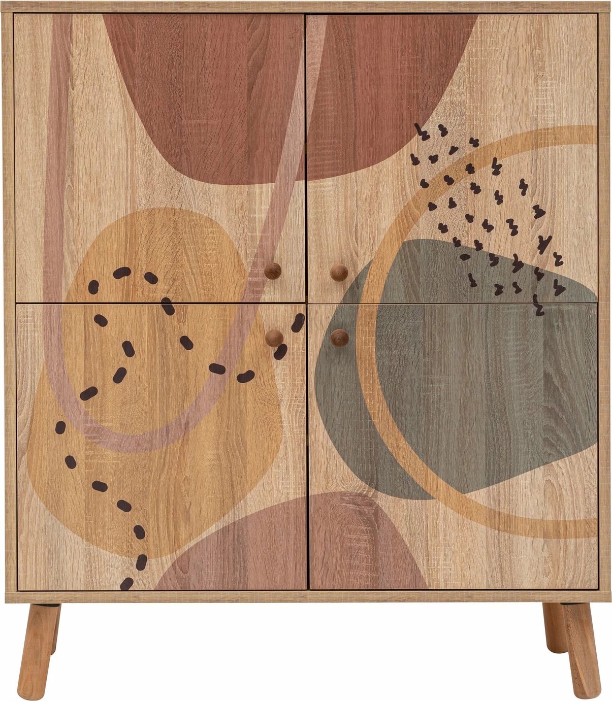 Dollap multifunksional Skye Decor, Multilüx Form, shumëngjyrësh