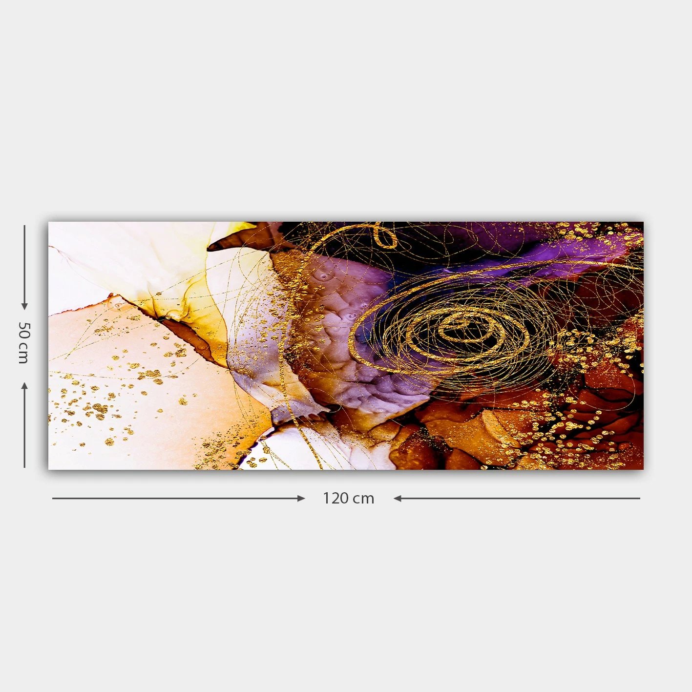 Pikturë dekorative në kanavacë, shumëngjyrëshe, YTY1031393502138_50120, 50x120cm