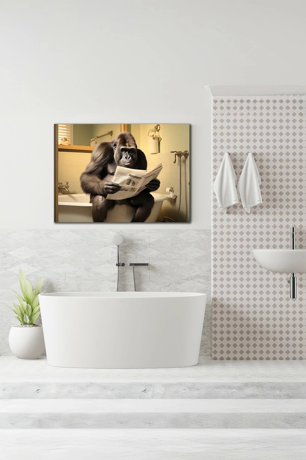 Pikturë dekorative në kanavacë, shumëngjyrëshe, Ersyaıhyvn54, 50x70cm