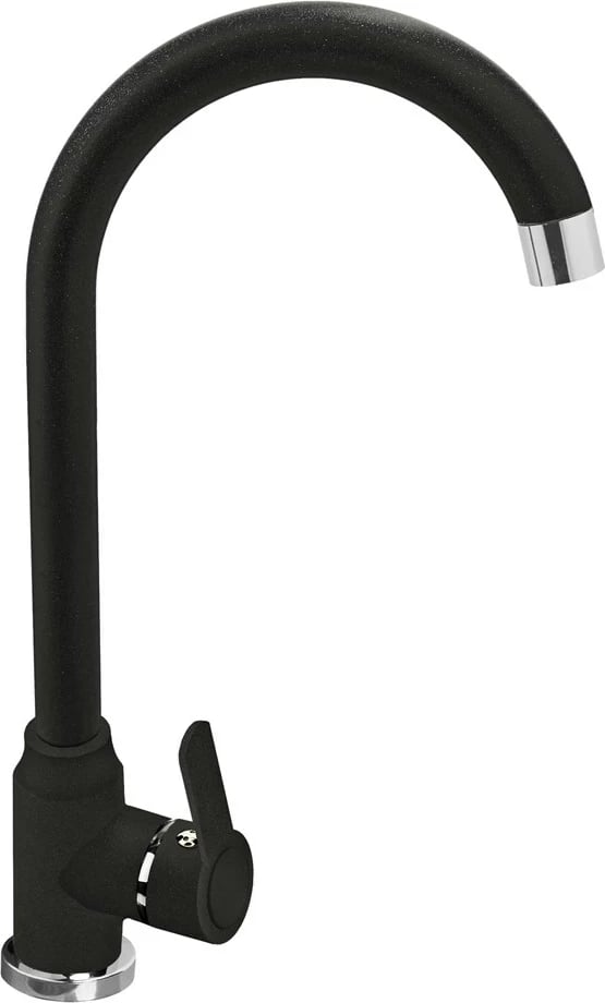 Rubinet kuzhine PYRAMIS LUNGO 090936201, një levë, 355 mm, e zezë