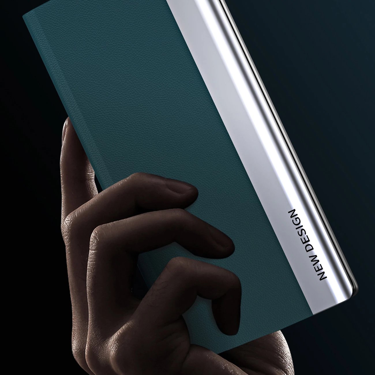 Mbështjellës Hurtel Sleep Case Pro për Samsung Galaxy A24 4G, me kapak dhe qëndrim, Kaltër