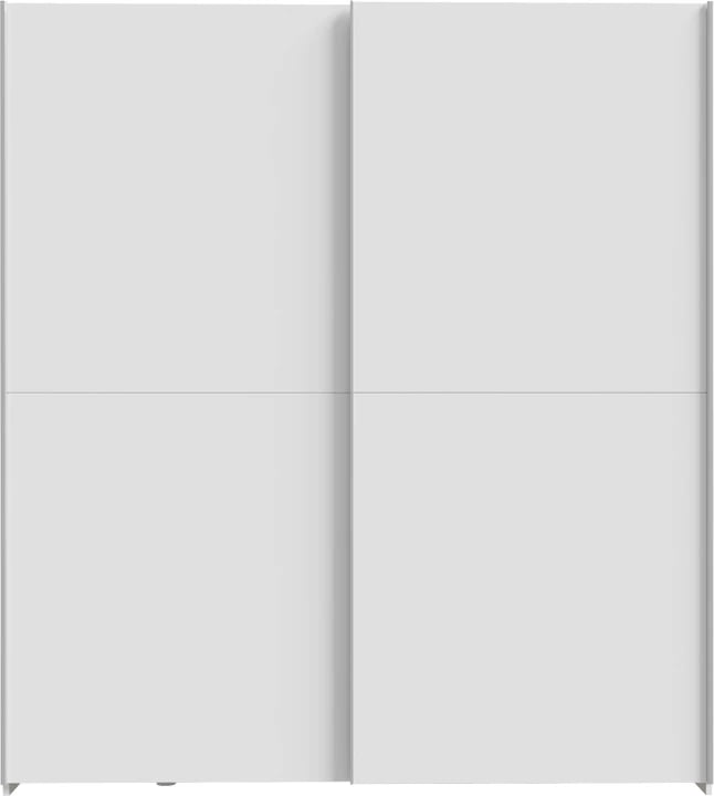 Dollap Noez I me dy dyer rrëshqitëse, ngjyrë e bardhë, 170.5x61x190.5cm