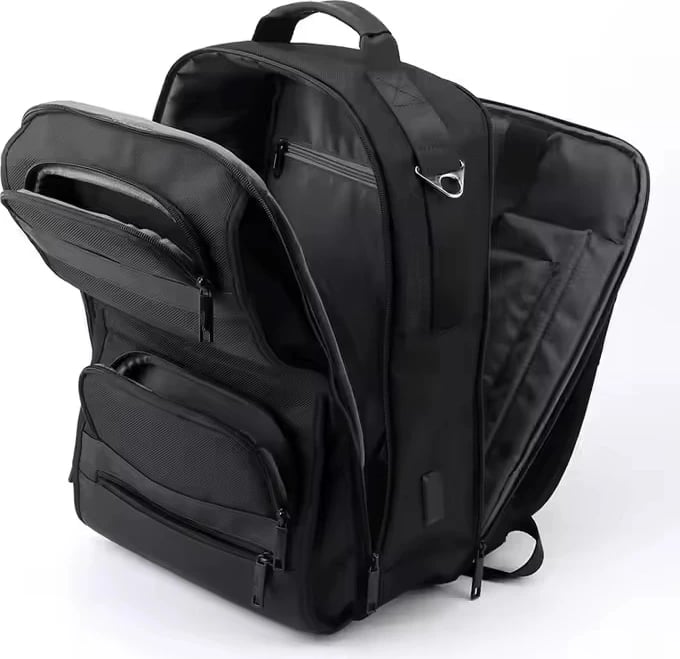 Çantë shpine, 40x30x15 cm, e zezë