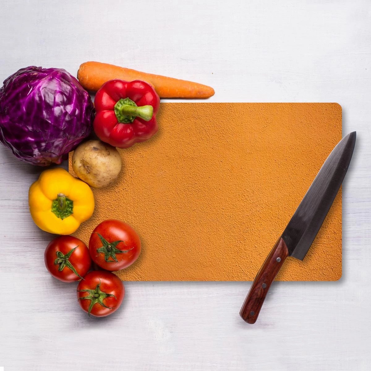 Dërrasë prerëse prej xhami të temperuar, shumëngjyrëshe, Hermia Ckt141 - 3040, 30x40cm Dërrasë prerëse prej xhami të temperuar, shumëngjyrëshe, Hermia Ckt141 - 3040, 30x40cm