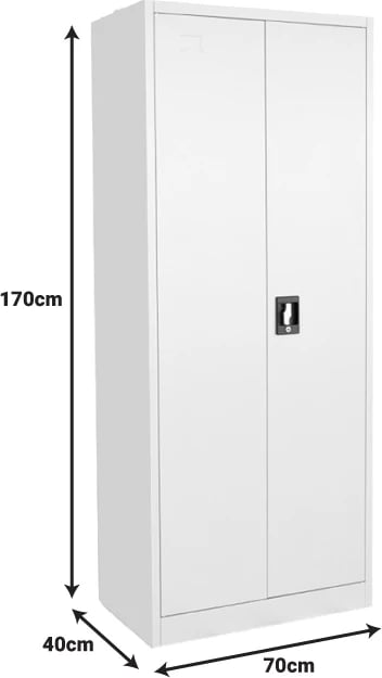 Dollap metalik Ugren I Pakoworld, hiri, 70x40x170 cm
