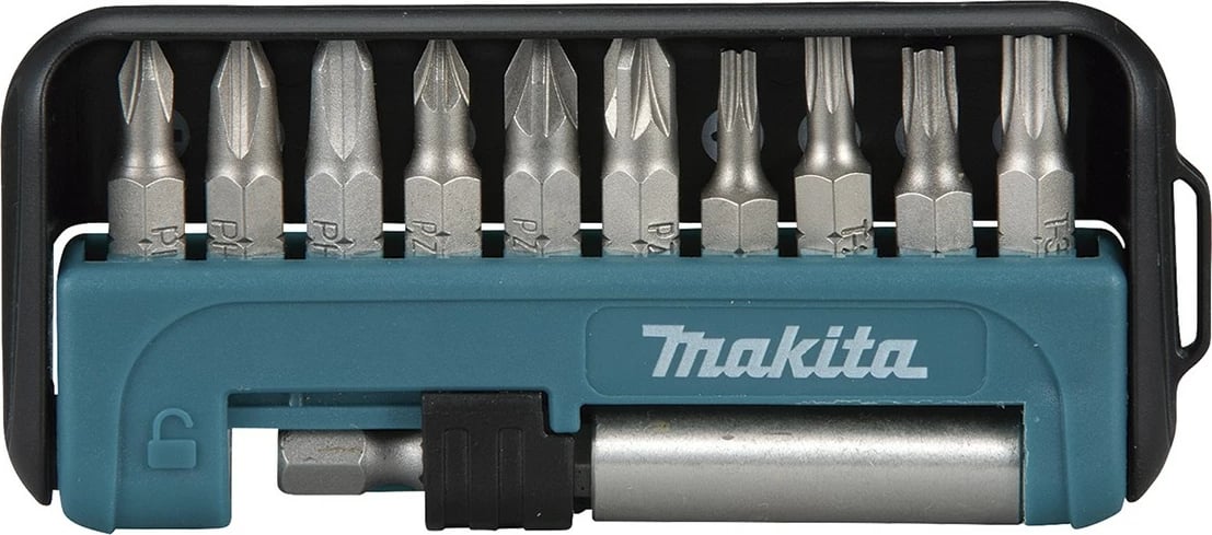 Set bitash Makita D-64995, 1/4 inch, 10 copë, magnetik