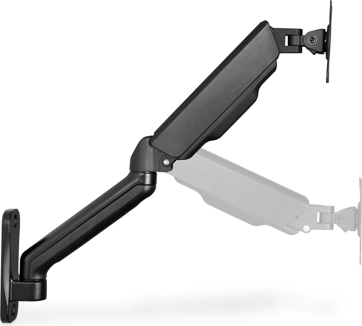 Mbajtëse muri për monitor Digitus, universal, me gaz, 32 inç, e zezë