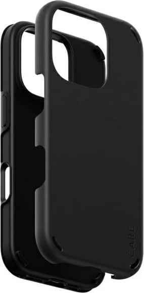 Mbështjellës PanzerGlass CARE Double Defense për iPhone 16 Pro, Zi