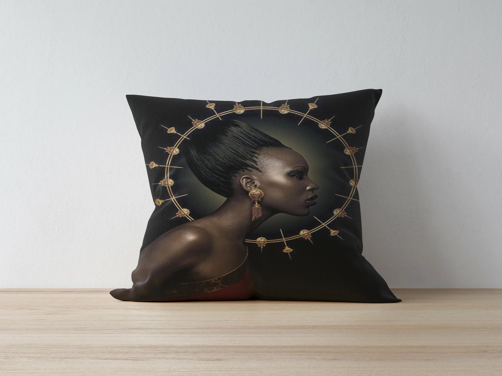 Jastëk mbështjellës Aberto Design, a1167, shumëngjyrësh, 43x43cm