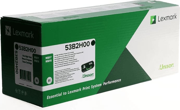 Toner, Lexmark, 53B2H00, rendiment 25000 faqe, XL, i zi