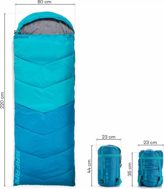 Thes gjumi Meteor unisex, i kaltërt