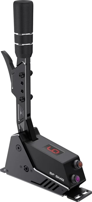 Kambio sekvenciale simulimi PXN SF SMG, lidhje me kabëll USB-C, kompatibile PC Windows dhe baza PXN, e zezë