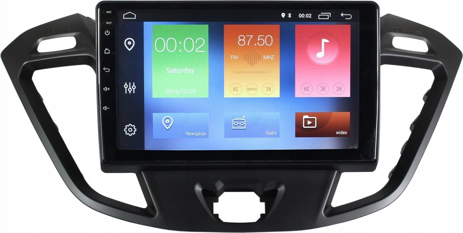 Radio GPS Android për Ford Transit 2012-2018, 4/64 GB, E zezë