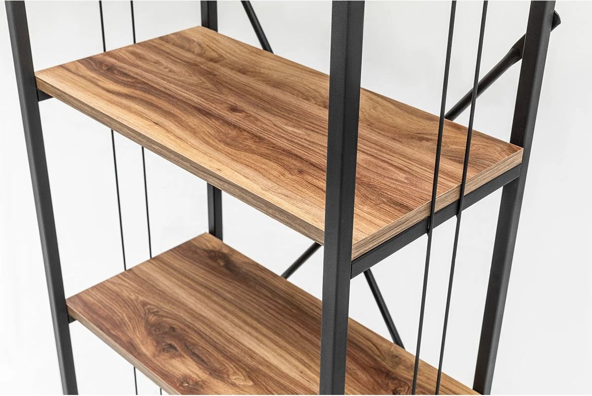 Raft librash Skye Decor, ngjyrë lis dhe gri, Ggmbtlktp001