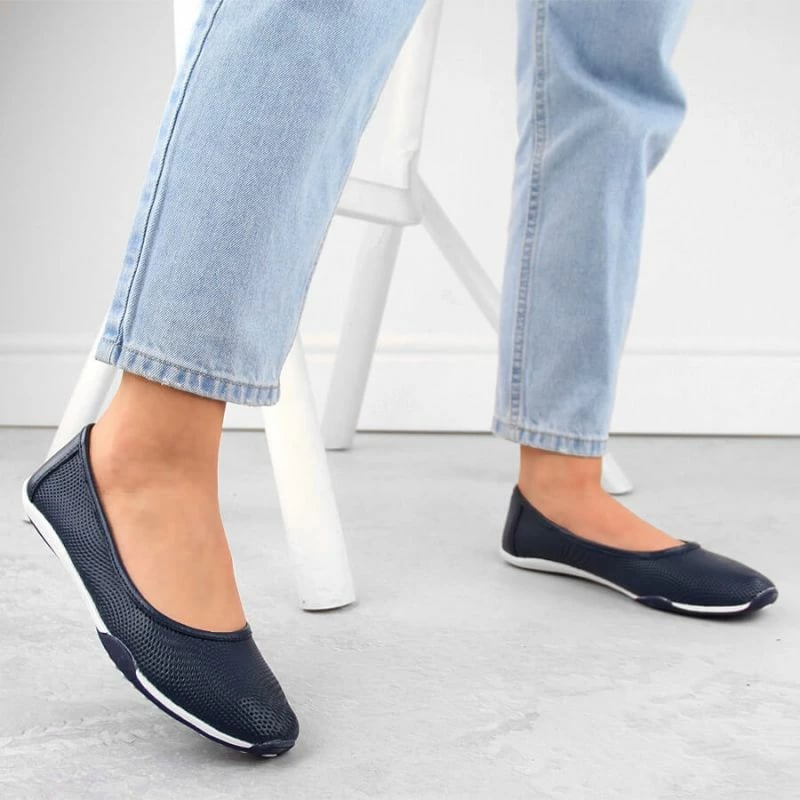Balerina të hapura Filippo, për femra, blu marine