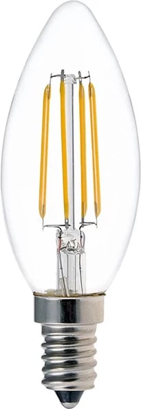 Llambë LED C35 Bulb 4W 3000K E14 e kthjellët