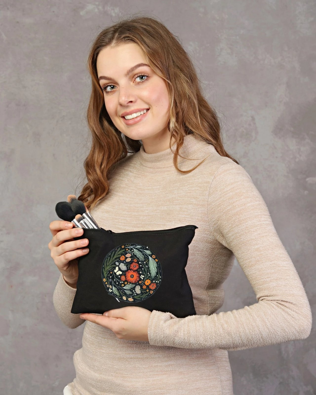 Qese për make-up, ngjyrë e zezë, Zoozie Bags, 25x18cm