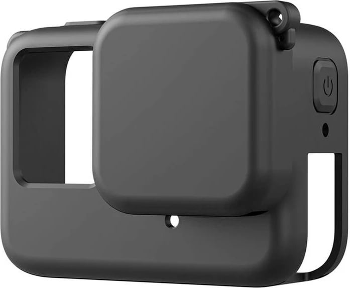 Mbështjellës silikoni Telesin S6-PTC-01 për Insta360 Ace Pro, me kapak lente, i zi