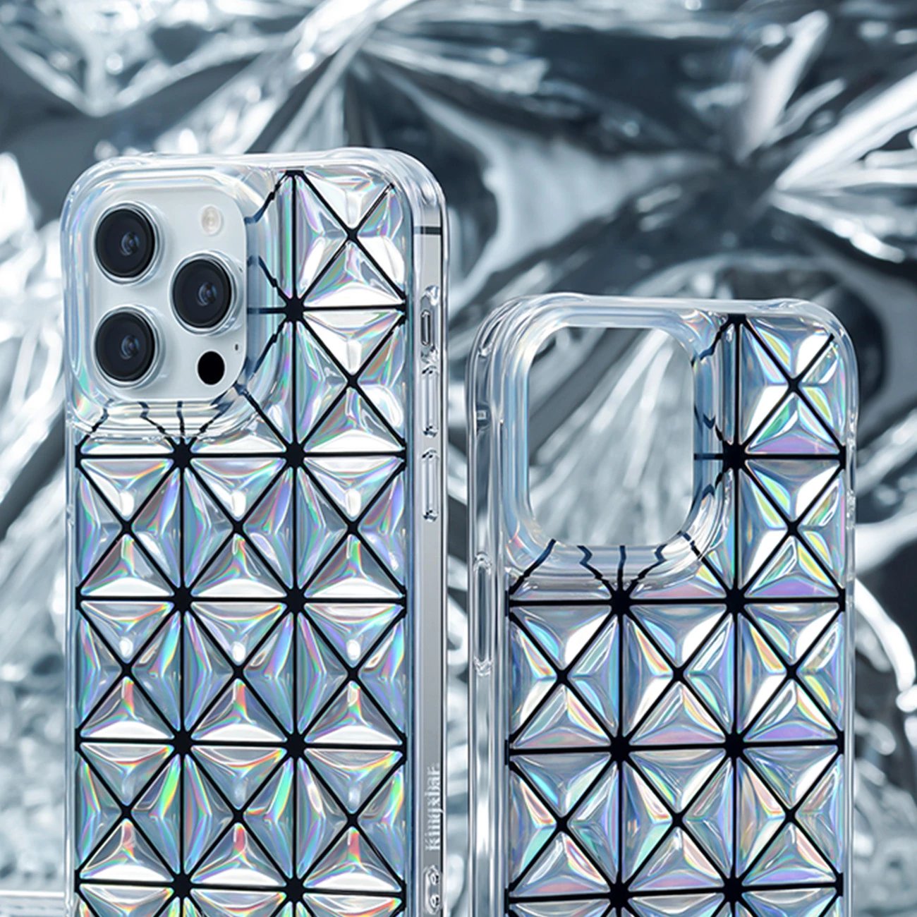 Mbështjellës Kingxbar Miya Series për iPhone 14, TPU, i bardhë