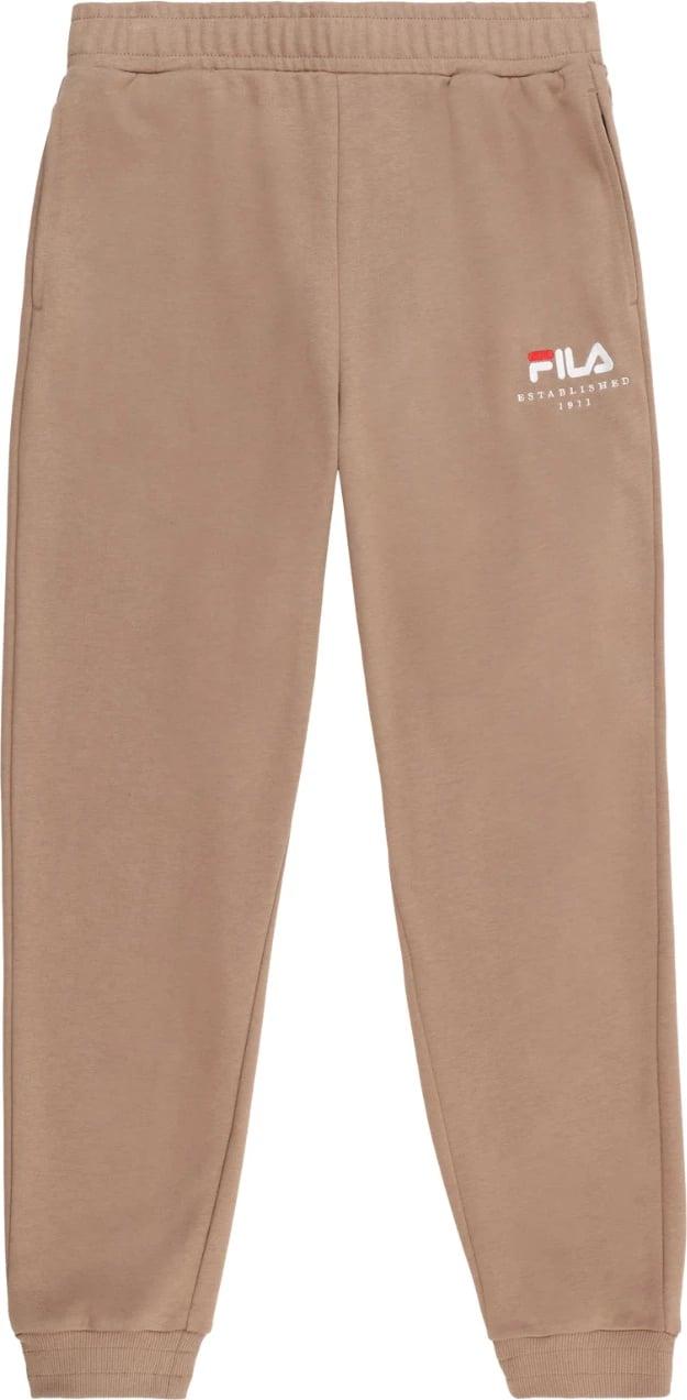 Pantallona sportive unisex Fila, bezhë