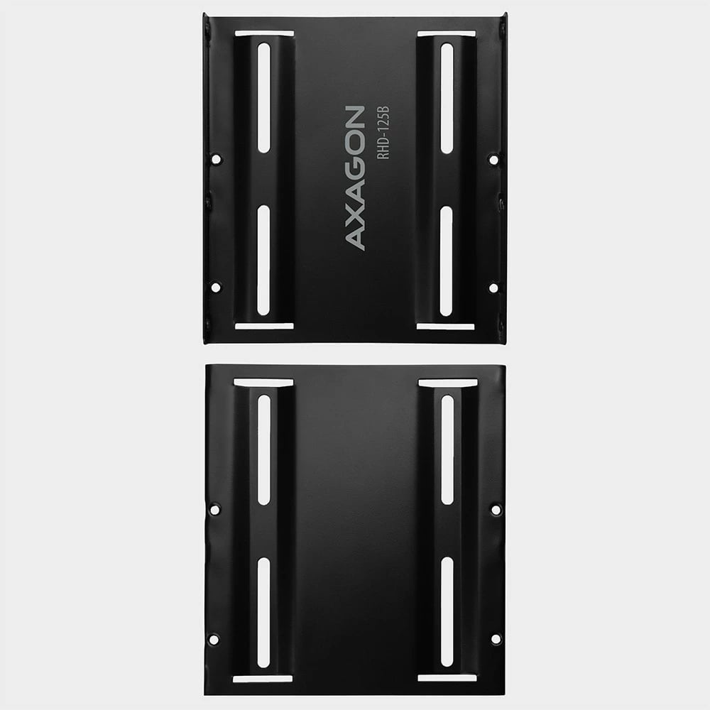 Kornizë metalike AXAGON RHD-125B për montim të HDD/SSD 2.5" në pozicion 3.5", e zezë