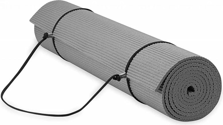 Joga dyshek me rrip GAIAM essentials, unisex, e zezë Joga dyshek me rrip GAIAM essentials, unisex, e zezë