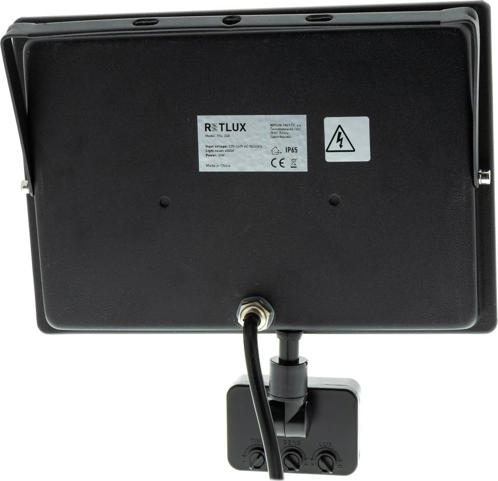 Reflektor me sensor Retlux RSL 248, LED 4000K, 50W