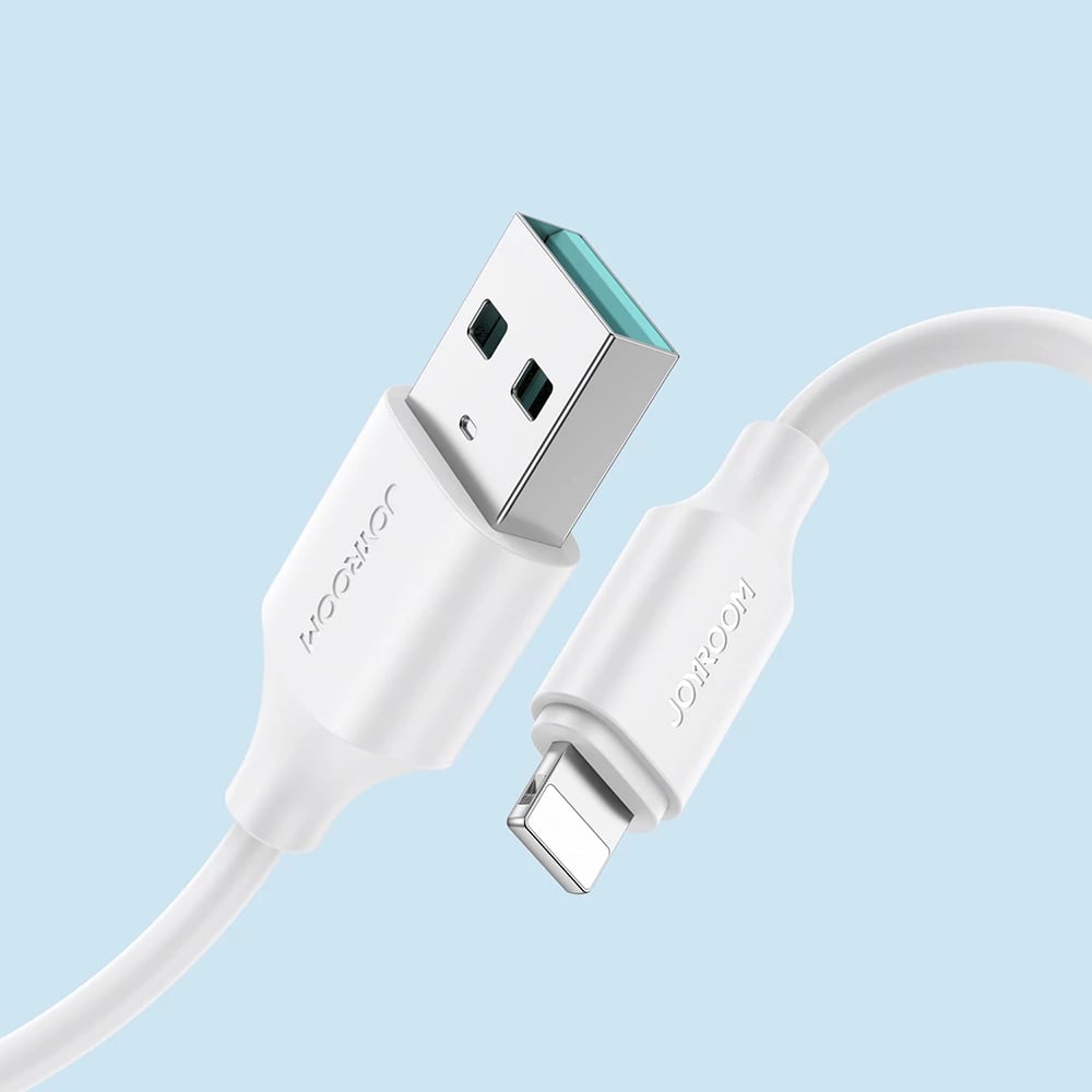 Kabllo USB-A në Lightning Joyroom Long-Lasting Series A9 S-UL012A9 1m 2.4A 20W 480Mbps e bardhë