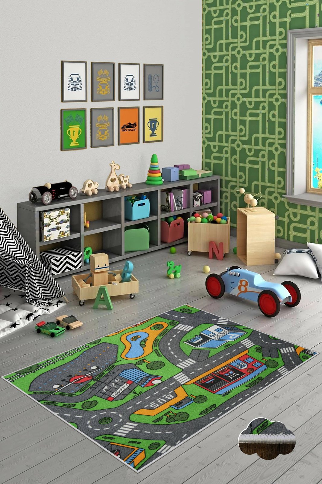 Qilim shumëngjyrësh për fëmijë, Conceptum Hypnose, WOOKECE108, 50x80cm