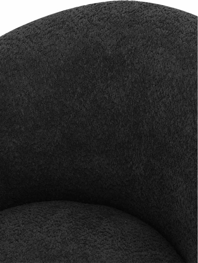 Fotelje rrotulluese SOFTY, ngjyrë gri e errët, 80x80x77