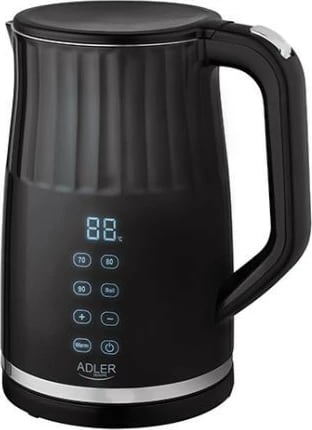 Ibrik elektrik Adler AD 1350 me kontroll temperature, 1.7L, i zi