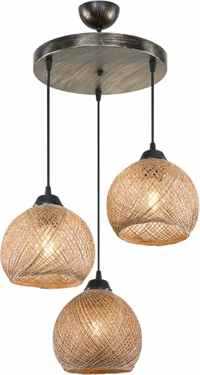 Dritë tavani PWL-1121 Ε27 kafe D40x75cm Dritë tavani PWL-1121 Ε27 kafe D40x75cm