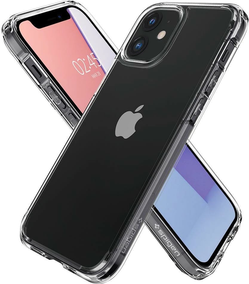 Mbështjellës Spigen Ultra Hybrid për iPhone 12 mini, Transparent
