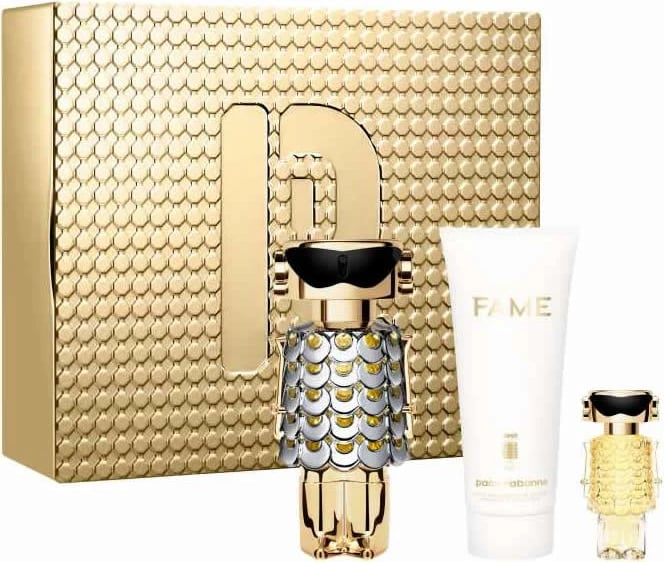 Set Eau de Parfum për femra Paco Rabanne Fame, 80ml, 3 copë