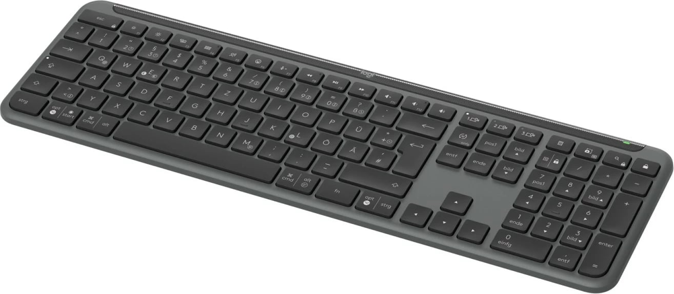Tastierë Logitech 920-012451, full-size, pa tela, Bluetooth + RF, QWERTZ, graphite