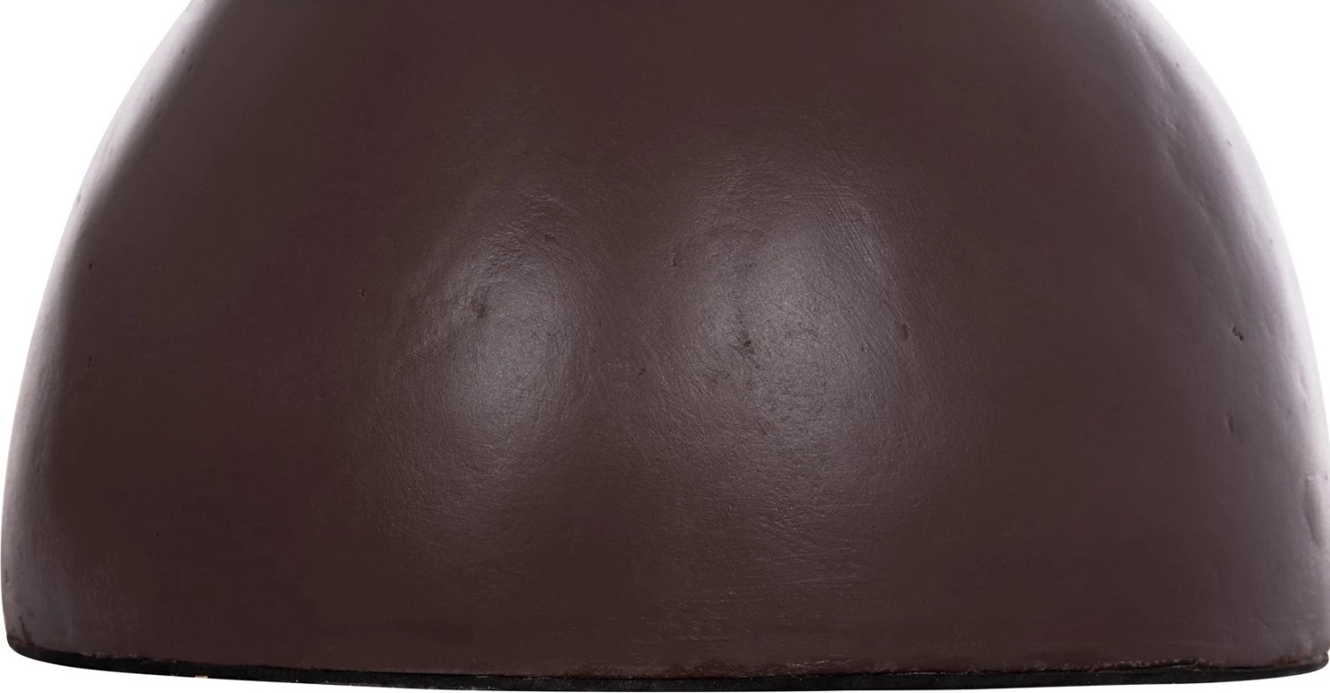 Vazo dekorative për dysheme MAYNARD, fibër-cement, ngjyrë çokollate, ratan, FH4672.07L, 32x62.5cm