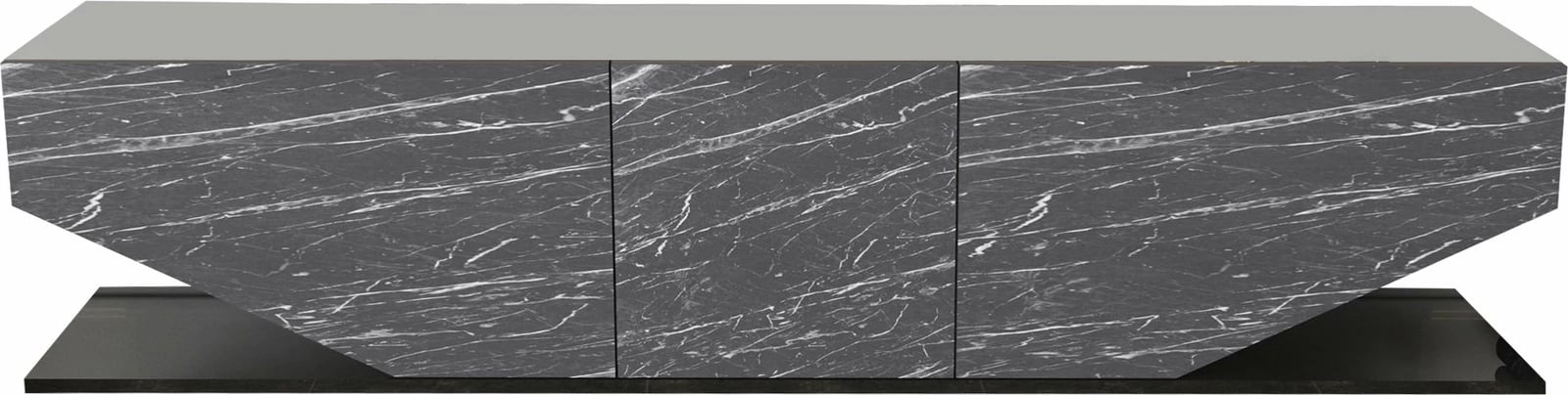 Komodë TV Hanah Home, Inci, e zezë