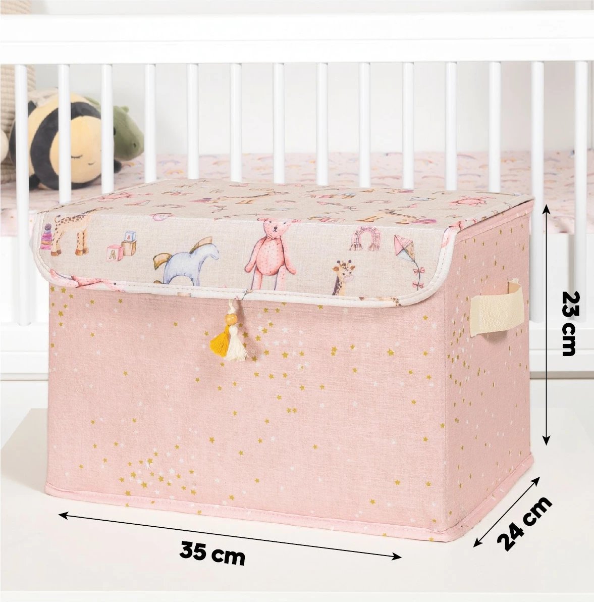 Shportë prej fletit, rozë, Aberto Design, KALS-04232