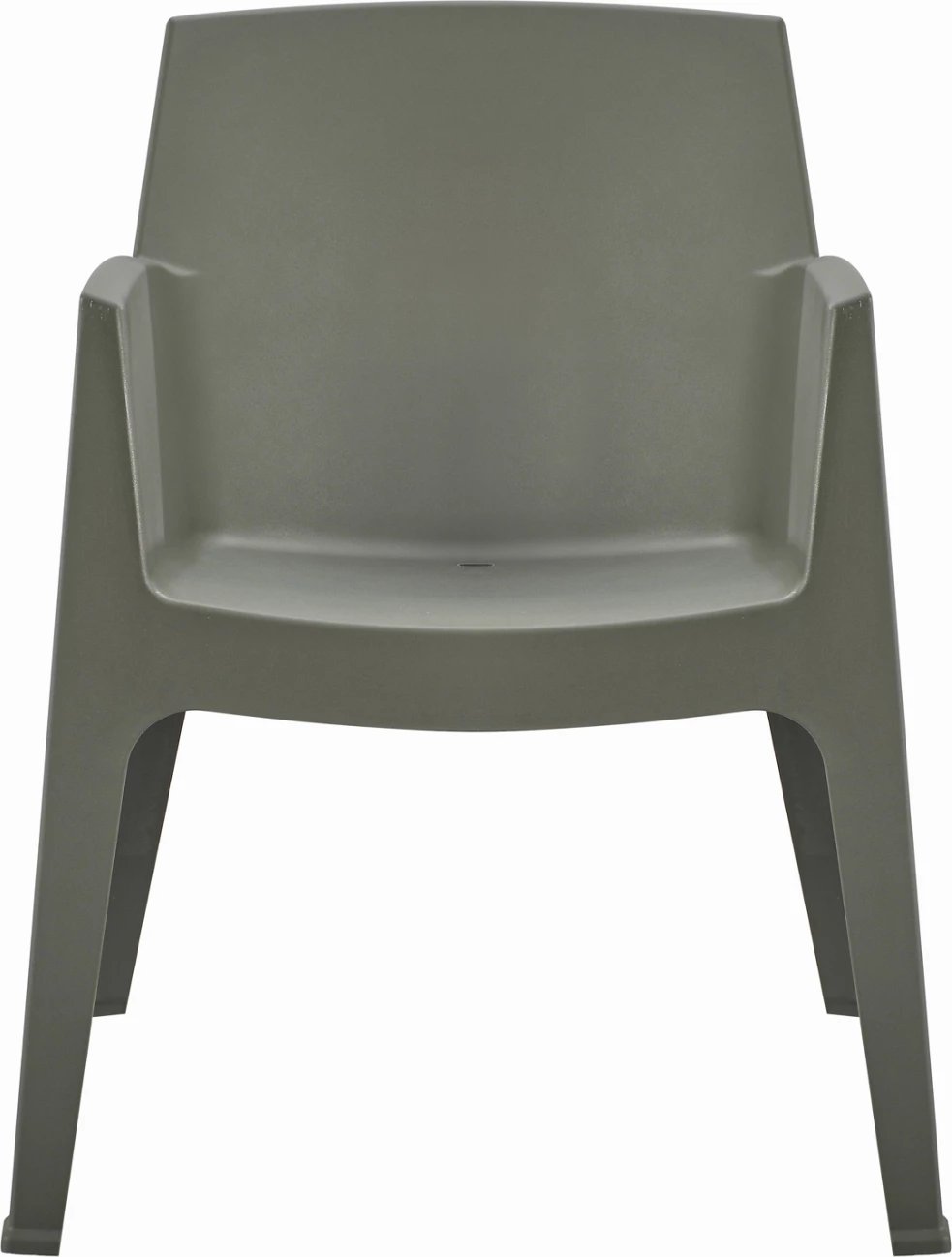 Karrige me krahë polipropileni SLEEK, ngjyrë ulliri e errët, FH6370.05, 57x56x82.5cm