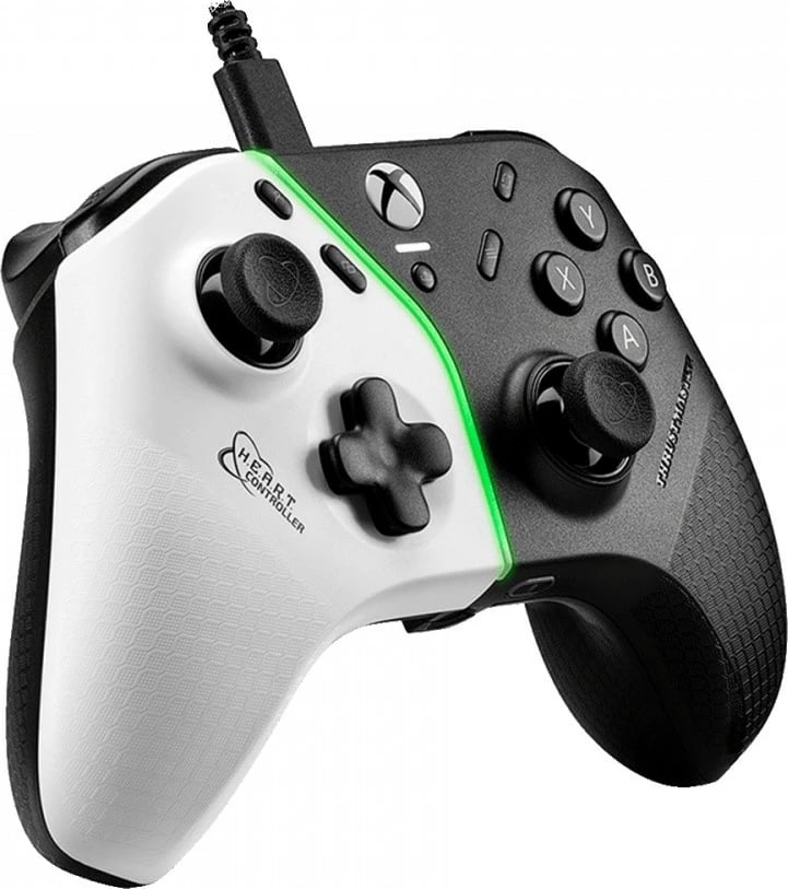 Gamepad Thrustmaster EART Controller, me kabllo, për PC/Xbox, zi/bardhë