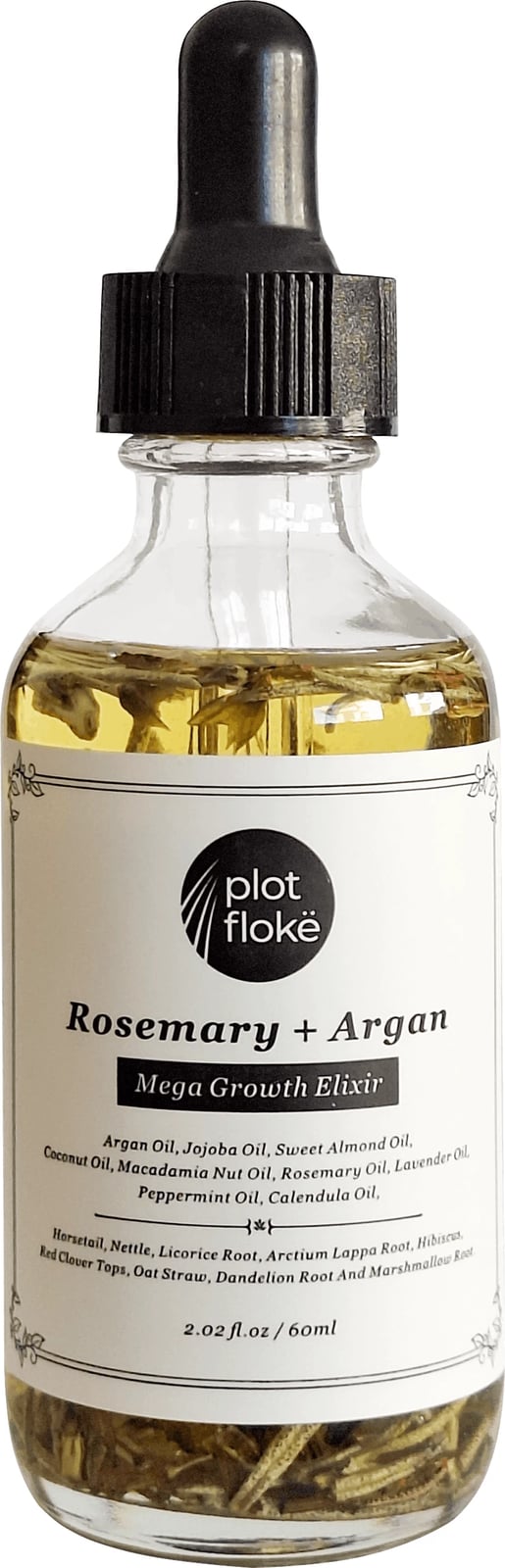 Vaj Rozmarine Plot Flokë, 60 ml