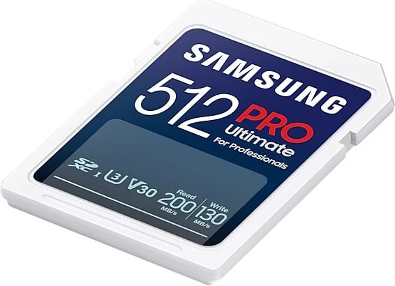 Kartelë memorie Samsung PRO Ultimate 512 GB SDXC UHS-I, e bardhë