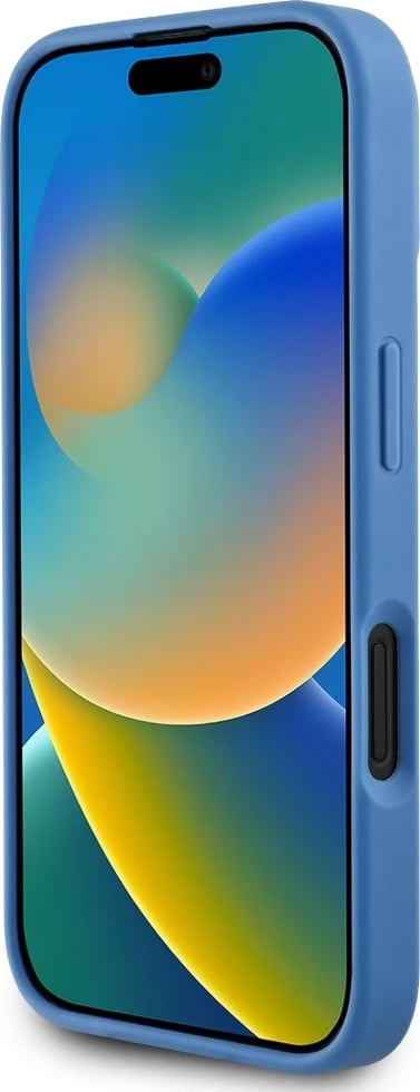 Mbështjellës Guess 4G Circle Classic Logo MagSafe për iPhone 16, Kaltër Mbështjellës Guess 4G Circle Classic Logo MagSafe për iPhone 16, Kaltër