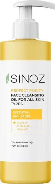 Face Cleansing Oil për Të Gjitha Llojet e Lëkurës Sinoz Perfect Purity 