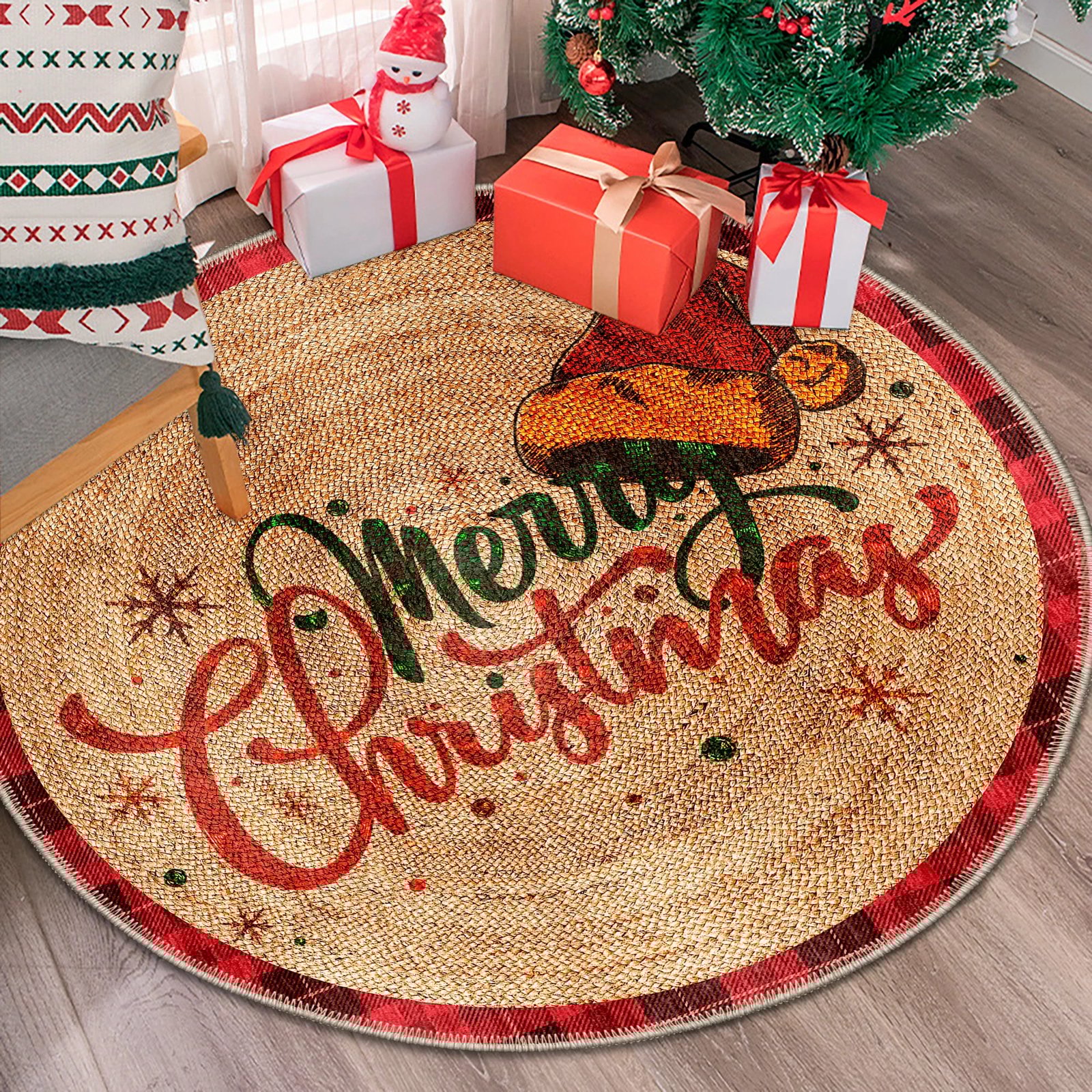 Qilim dekorativ, shumëngjyrësh, Conceptum Hypnose, Woobtny0318, 50x50cm