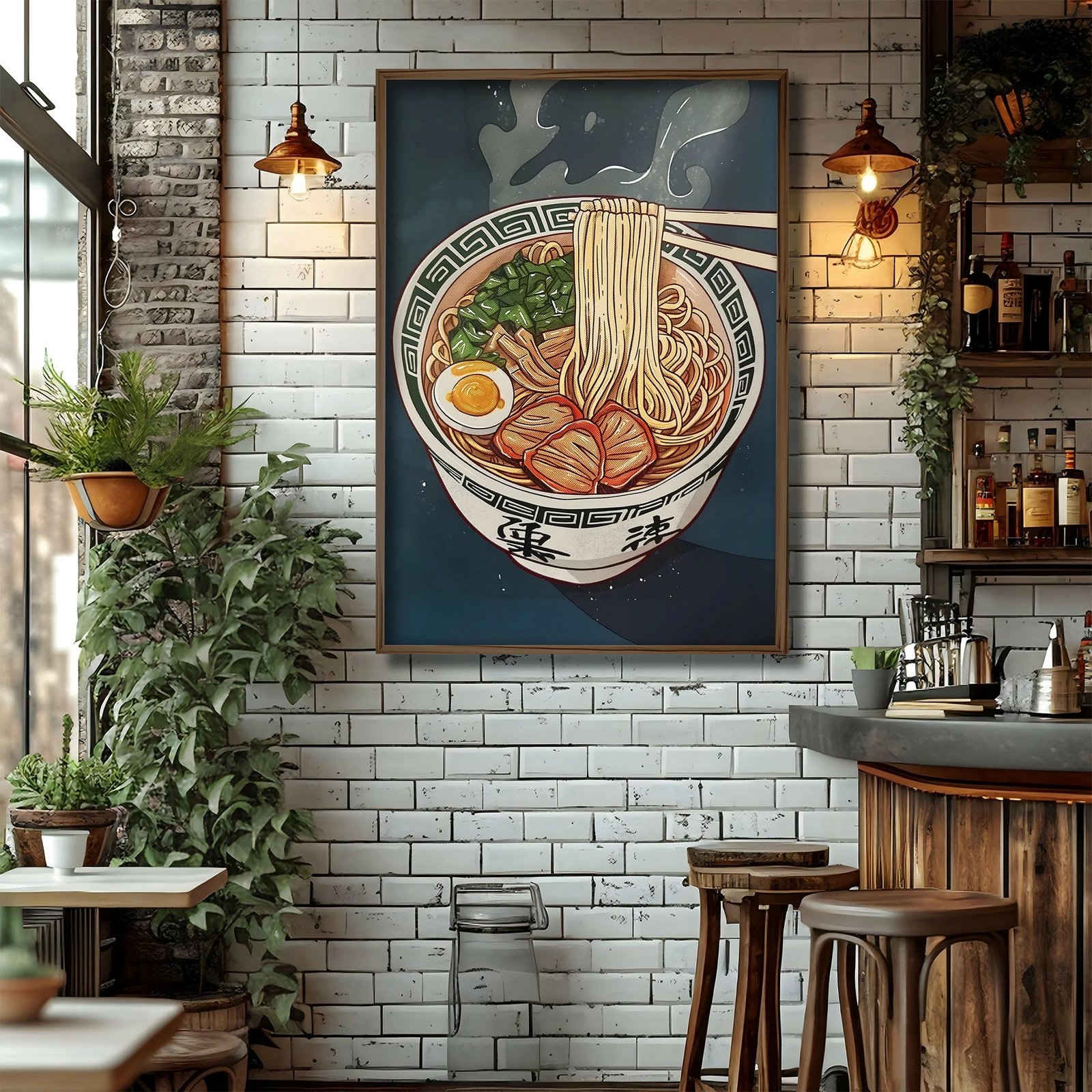 Pikturë dekorative me kornizë MDF, Wallity, GE209-L