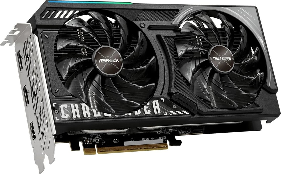 Kartë grafike Asrock AMD Radeon RX 9060 XT Challenger, 16 GB GDDR6, e zezë