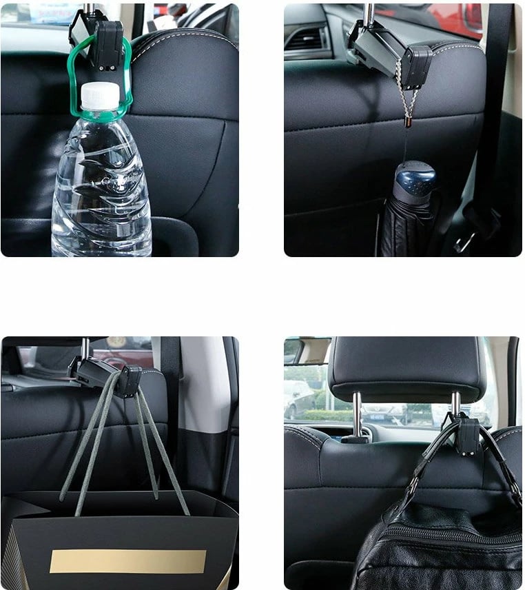 Mbështjellës Baseus për ulëse makine, model SUHZ-A01, për telefona 4.0''-6.5'', i zi