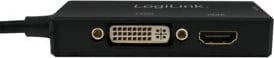 Adapter DisplayPort LogiLink CV0109, HDMI + VGA + DVI, 0.15m, i zi